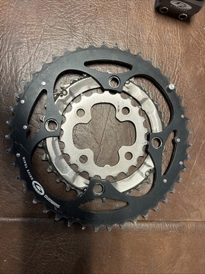 Shimano Mega 9, 44/32/22 Triple Chain Ring Set 104/64bcd | eBay