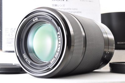 Sony E 55-210mm f/4.5-6.3 OSS E-Mount Objektiv SEL55210 / Box Hood *Near Mint...
