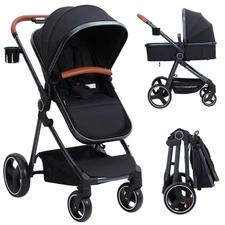 Baby Stroller Pushchair Foldable Lightweight Travel Infant Seat Umbrella Storage