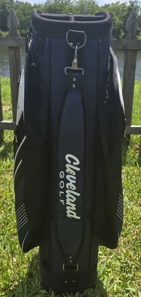 Bolsa de carrinho feminina Cleveland Golf Bloom 5 vias cinza/azul nova sem etiquetas  - Imagem 4 de 4