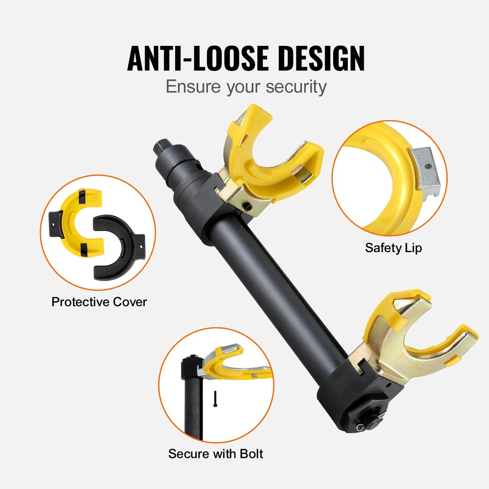 4500kg Coil Spring Strut Compressor Clamp Shock Absorber Suspension 3 Pcs Tool - Image 4 of 4