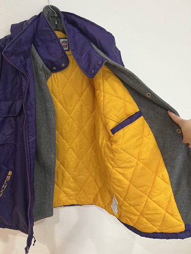 Vintage Minnesota Vikings Logo Athletic Game Day NFL Jacket Men’s Size Large - Picture 7 of 8