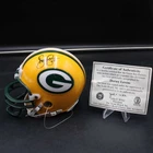 Dorsey Levens Signed Riddell Mini Helmet Green Bay Packers Autograph ZJ22340