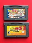 GBA Dragon Ball Z The Legacy of Goku I II 1 2 Game Boy Advance 2 Games Authentic