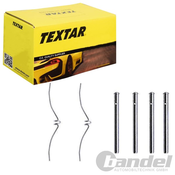Textar MONTAGE-SATZ BremsbelÄGe ZubehÖR Vorne Passend FüR Mazda 323 Demio MX-3 |-image