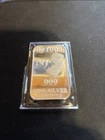 U.S. State Silver Bar, NJ, New Jersey,  1 Full Troy oz .999 Silver