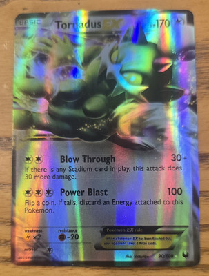 The Pokémon Company Tornadus-EX 90/108 Dark Explorers Ultra Rare Holo EN 170