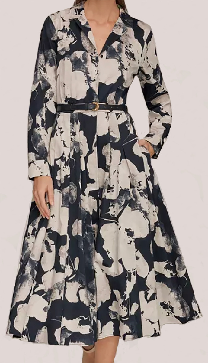 long sleeve navy dress for wedding Ever-Pretty Inclusive Plus Size Glitter V-Neck Pleated Long Sleeve Midi Summer Formal Wedding Guest Dress