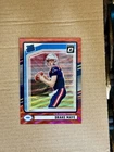 2024 Panini Donruss - Rated Rookie Drake Maye #379 Optic Red Wave Prizm (RC)