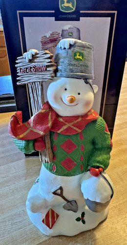 John Deere Holiday Snowman Buckets Let It Snow SpecCast 9th in Series JDM 226
