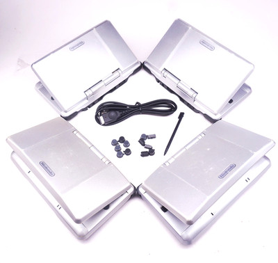 Nintendo DS Original Platinum Silver Handheld Console Refurbished New LCD Screen