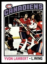 1976-77 Topps Hockey Card Yvon Lambert Montreal Canadiens #232 EX+