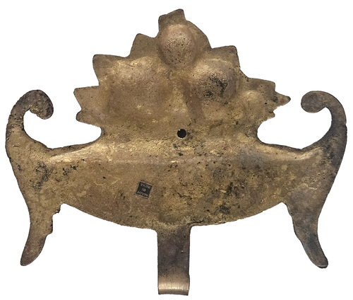 Vintage Indian Brass Lotus Wall Hook - Picture 4 of 5
