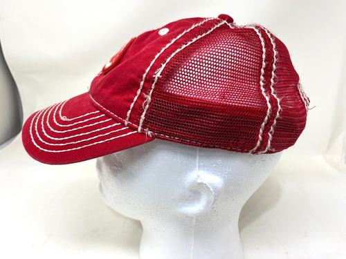 Baseballmütze CINCINNATI REDS verstellbar rot Used-Look Nähte MLB sehr guter Zustand - Bild 2 von 4