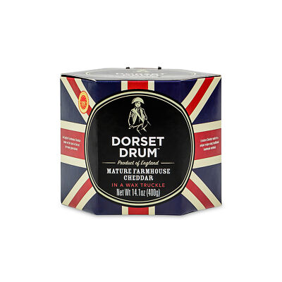 Coombe Castle ENGLISH FARMHOUSE Cheddar KÄSE 400g Dorset Drum D.O.P.