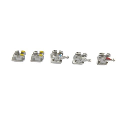 Dental Kieferorthopädische Brackets MBT Slot 022 345 Haken MIM Metallspangen 5-5 10 Kits - Bild 5 von 20
