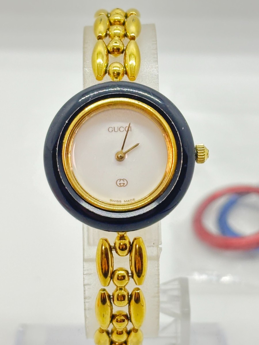 Exc+5] Gucci Watch 11/12.2 change White 5 bezel Women's Whites