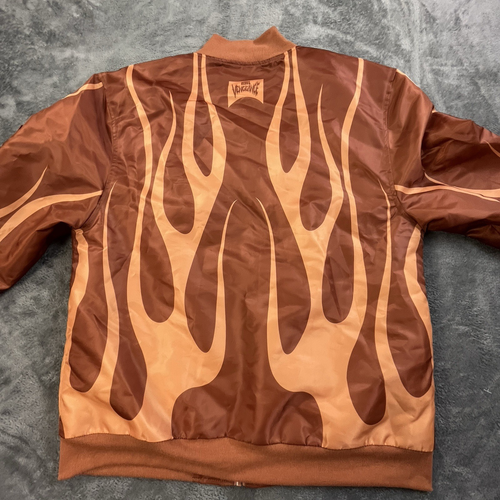 Rebel Vengeance Bomberjacke Herren Extra Large Auburn Flame Water Resistant AOP - Bild 10 von 10