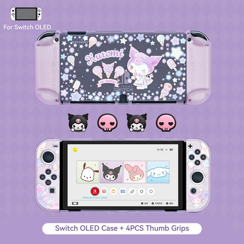 GeekShare X Sanrio Protective Case for Switch/OLED Kuromi Translucent - Picture 22 of 27