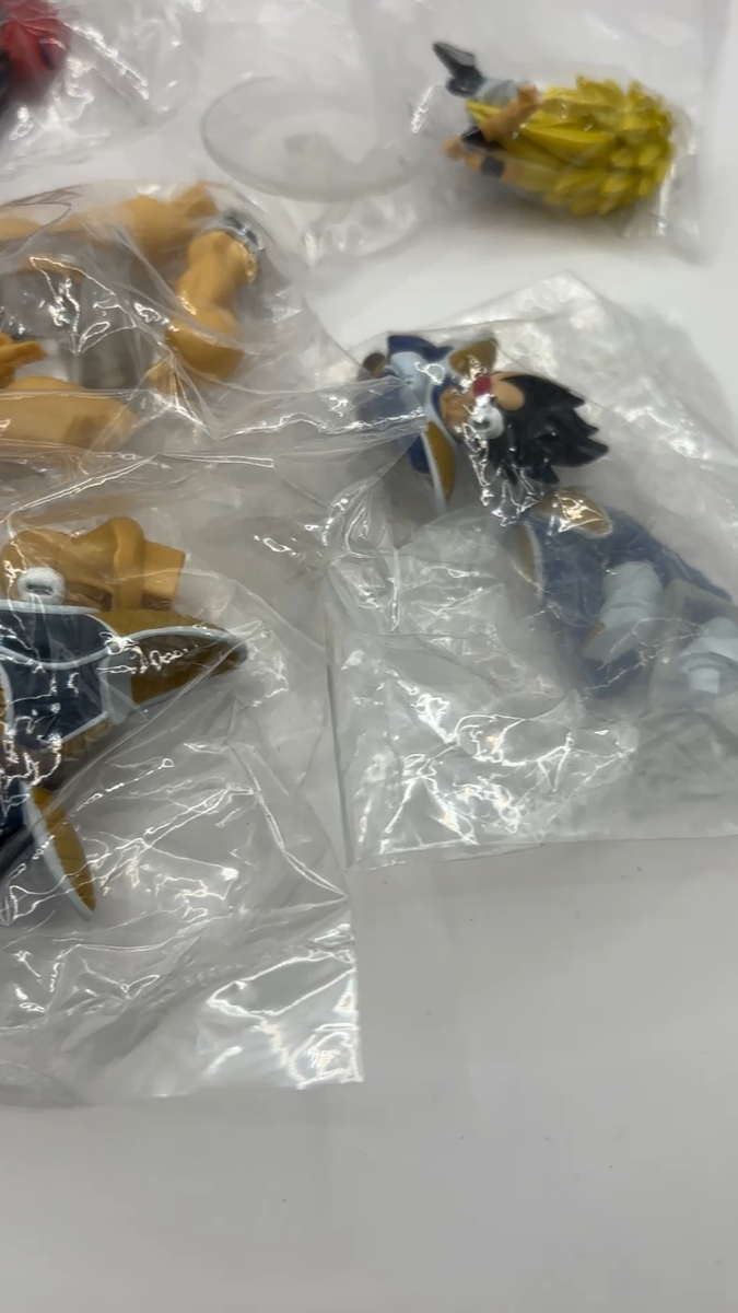 2005 HG 09 Vintage Dragon Ball Z Unopened Set of 7 Gashapon Bandai