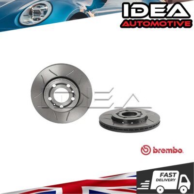 2x Discs Front Idea Fits VW Polo Golf Fox Skoda Fabia Seat Ibiza Audi A1 #2