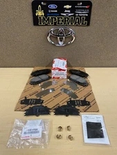 2010-2021 TOYOTA PRIUS GENUINE TCMC FRONT BRAKE PADS AND OEM SHIMS 04465AZ323