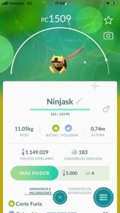 Shiny NINJASK! - Nincada evolution! - Pokémon Go - By TRADE - NOT REGISTERED | eBay