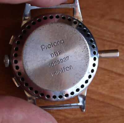 RARE Vintage Protona DBP Minifon P55 Spy Watch Recorder