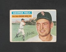 1956 Topps George Kell #195 ~~ Chicago White Sox HOF