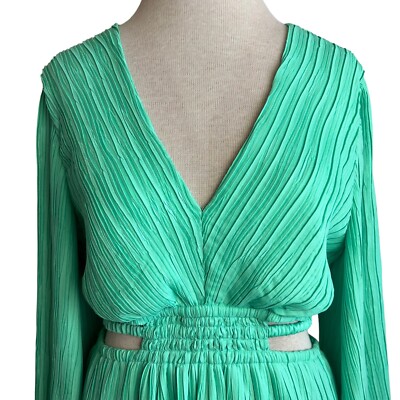 jonathan simkhai dress green Jonathan Simkhai Sevilla Cady Midi Dress – My Store main image 1