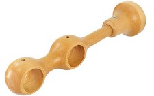 Wandhalter Gardinenstangen 2-läufig aus Holz 28 mm in vielen Farben