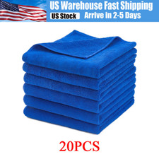 20-pcs Lot Microfiber Detailing Cloths Fits Cars - Scratch-Free Polishing Towels