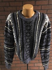 Vtg 80s/90s Expressions International Crewneck Cosby Dad Sweater Mens Medium