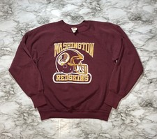 Vintage Washington Redskins Sweatshirt YOUTH Large/Mens Small Logo7 90s Crewneck