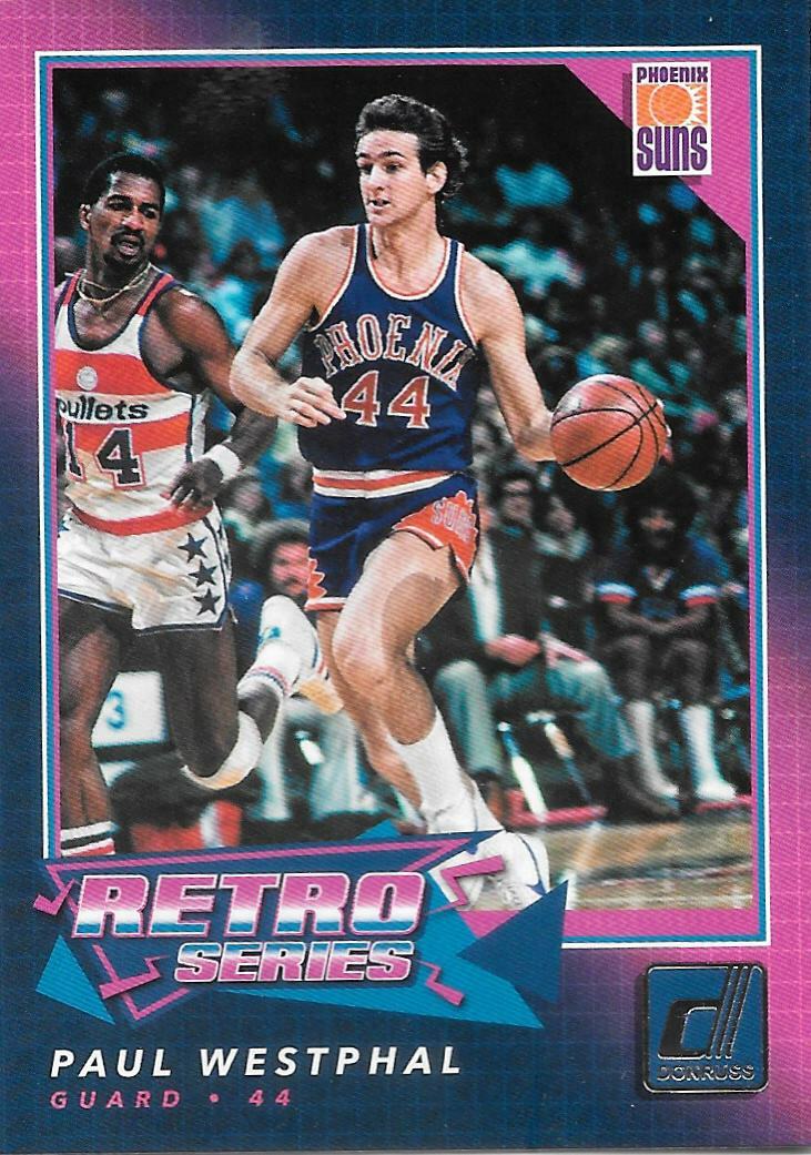 2017-18 Donruss Basketball Paul Westphal RETRO SERIES Phoenix