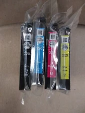 4 New Genuine Epson 220 Dura Brite Black Cyan Magenta Yellow