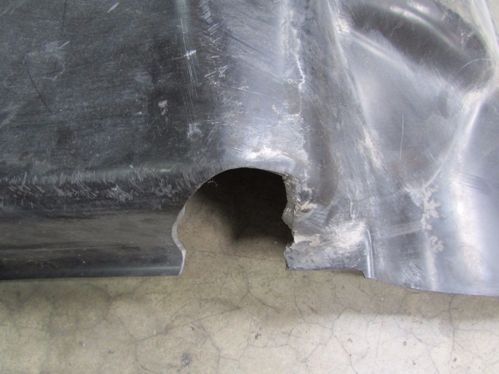 Lamborghini Murcielago LP640 Left Rear Center Inner Fender Liner, P/N 410810981