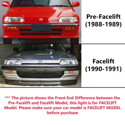 1990-1991 Honda Civic EF ED EF2 EF8 EF9 DEPO EDM Headlight