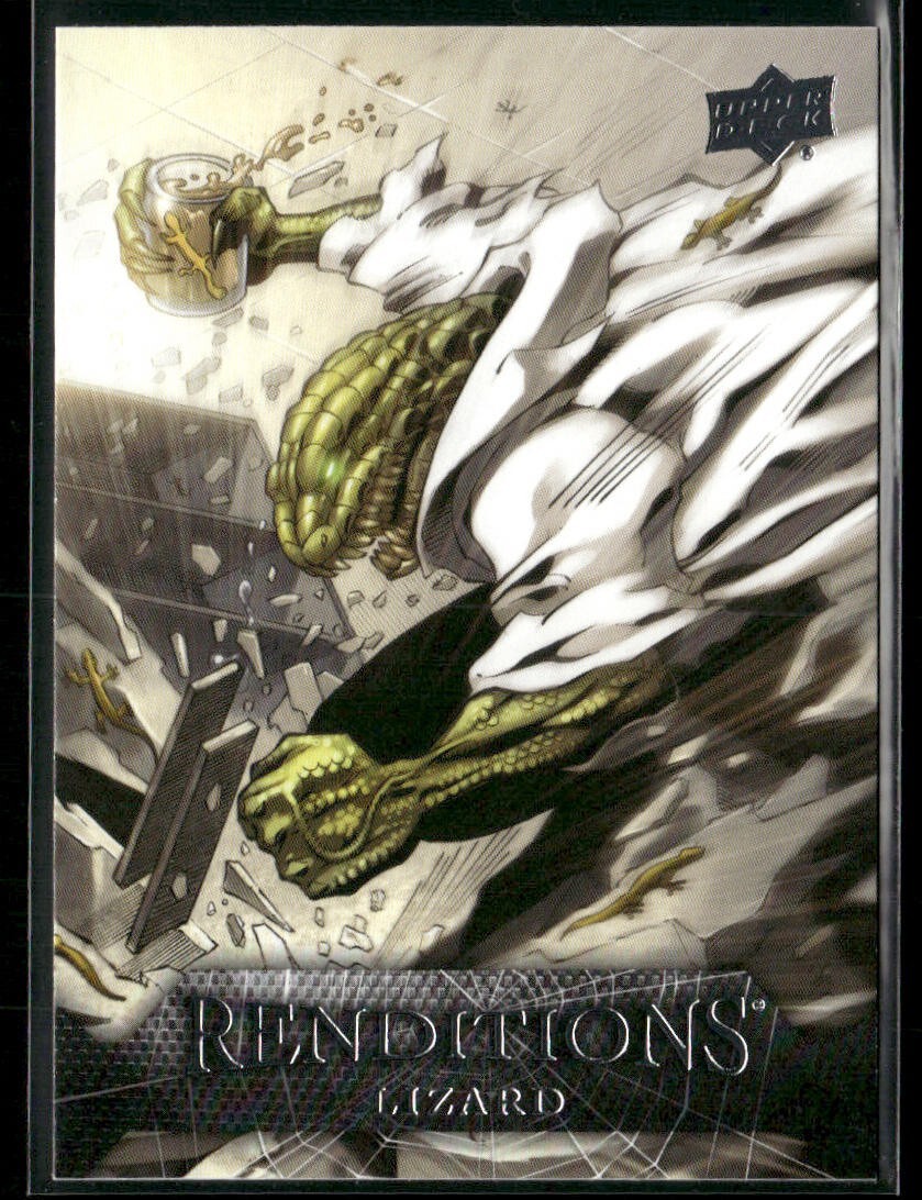 2024 Upper Deck Marvel Renditions Spider-Man Base #5 - Lizard