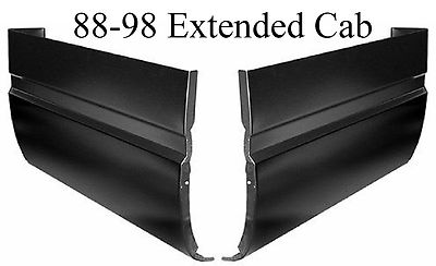88 98 CHEVY EXTENDED Cab Corner Set GMC Full Repair Panels Corners, 1.2MM Thick!