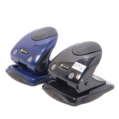 2x Rexel P240 Heavy Duty 2 Hole Punch 40 Sheet in Good Condition, 2pk incomplete
