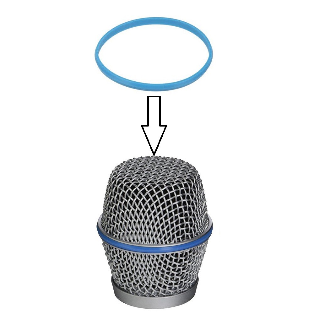 SM58 Microphone Blue Ring for Shure microphone grille Beta58A