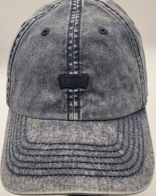 Levi's Men's Red Tag Baseball Cap/Hat Cotton Blue W/a Little Paint On Top