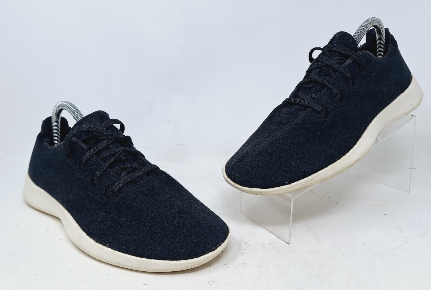 SAOLA Sneakers comode Allbirds donna runner in lana taglia 9 vera suola panna nera