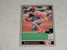 1992 Leaf Barry Larkin Reds #73 Series 1 Hall of Fame