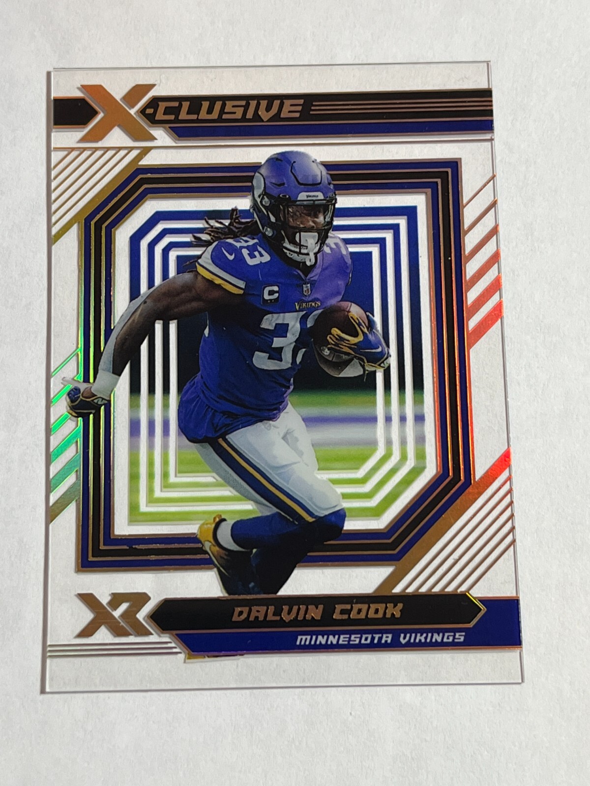 2022 Panini XR Football DALVIN COOK Minnesota Vikings X-Clusive XC-12