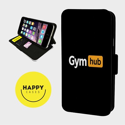 GYM HUB GOALS SWEAT - Kunstleder Klapp Handy Hülle Cover - iPhone/Samsung