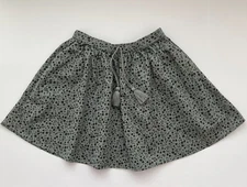 RYLEE + CRU Black/Green Floral Skirt Size 12-14Y EUC