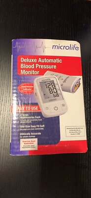 MICROLIFE DELUXE BLOOD PRESSURE MONITOR  BP3GX1-5X  GENTLE+ TECHNOLOGY