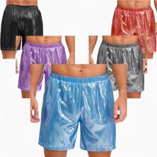 DE Männer Hosen Elastisches Bund Boxer Shorts Disco Böden Fitnessstudio Urlaub